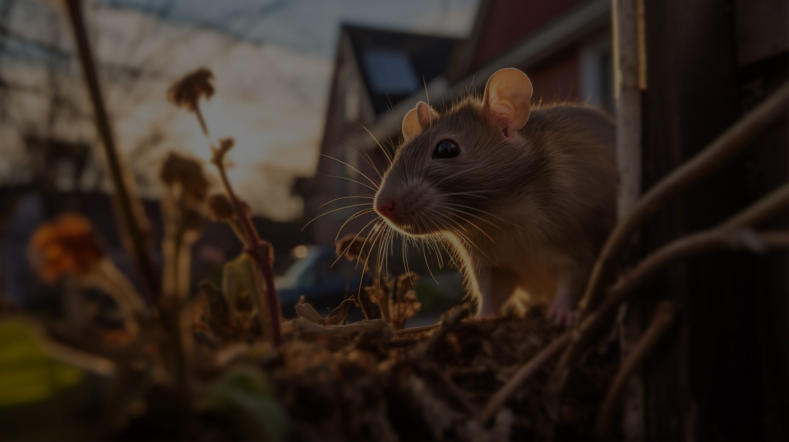 Photo d'un rongeur pris en gros plan entrain de chercher de la nouriture